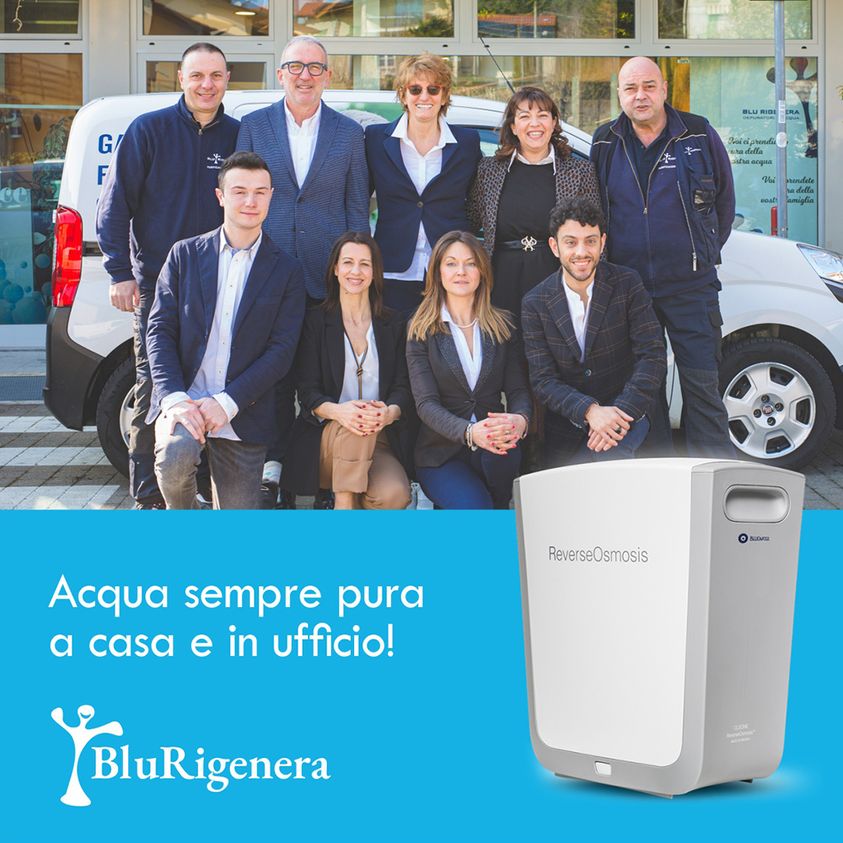 Il team dell'azienda BluRigenera Srl
